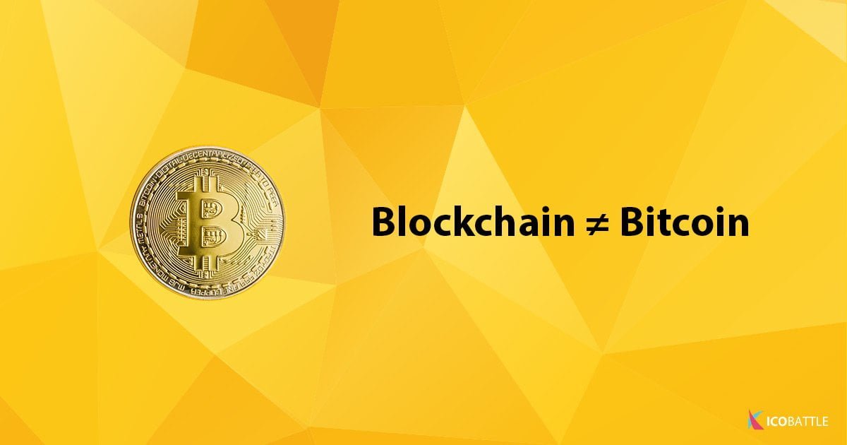 blockchain is not bitcoin